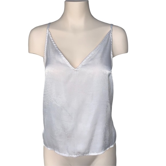 Dynamite Satin V-neck Cami Tank Top - Picture 14 of 14